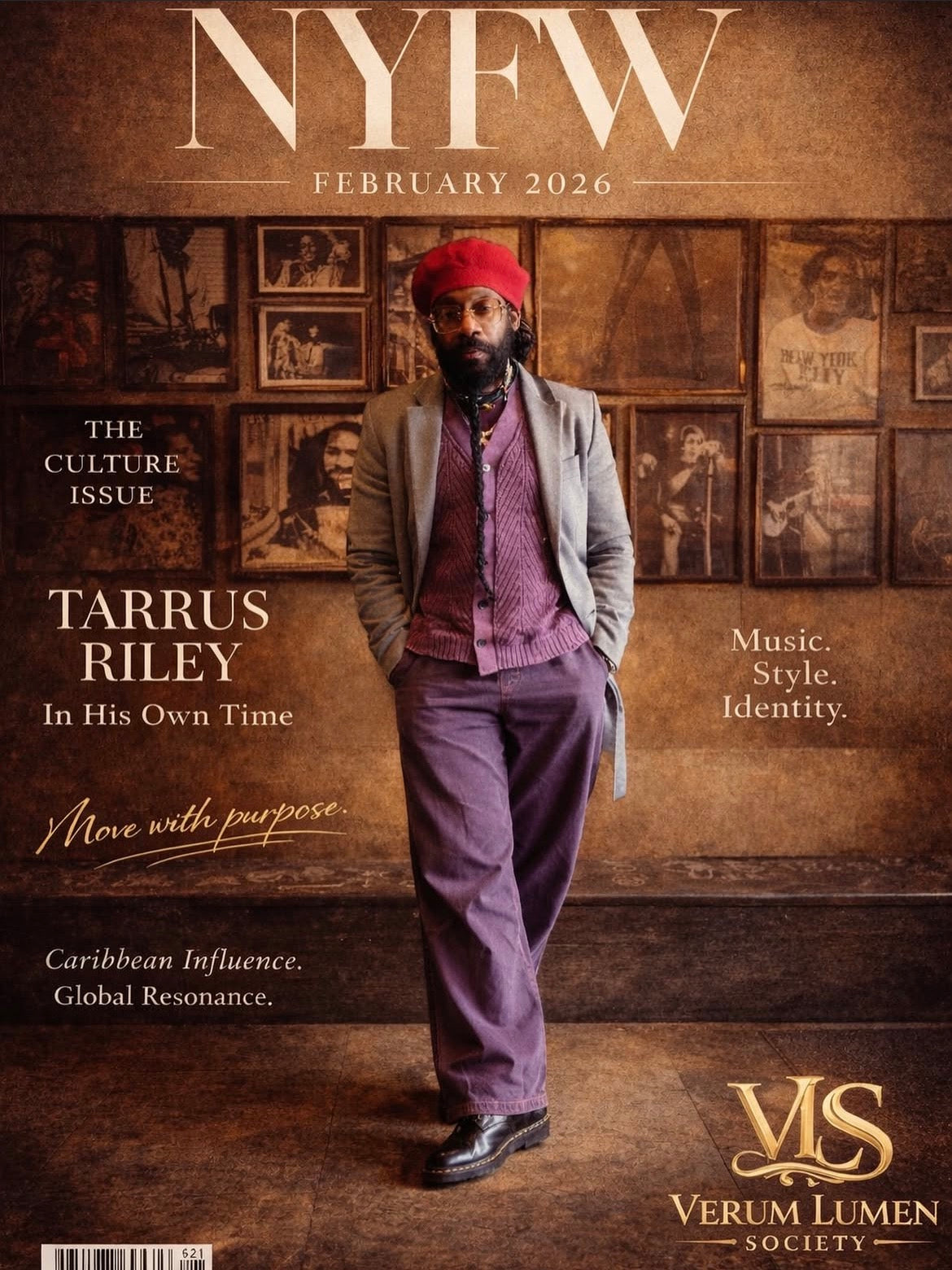 featuring Tarrus Riley FOR 'NYFW' 'Verum Lumen Society' 