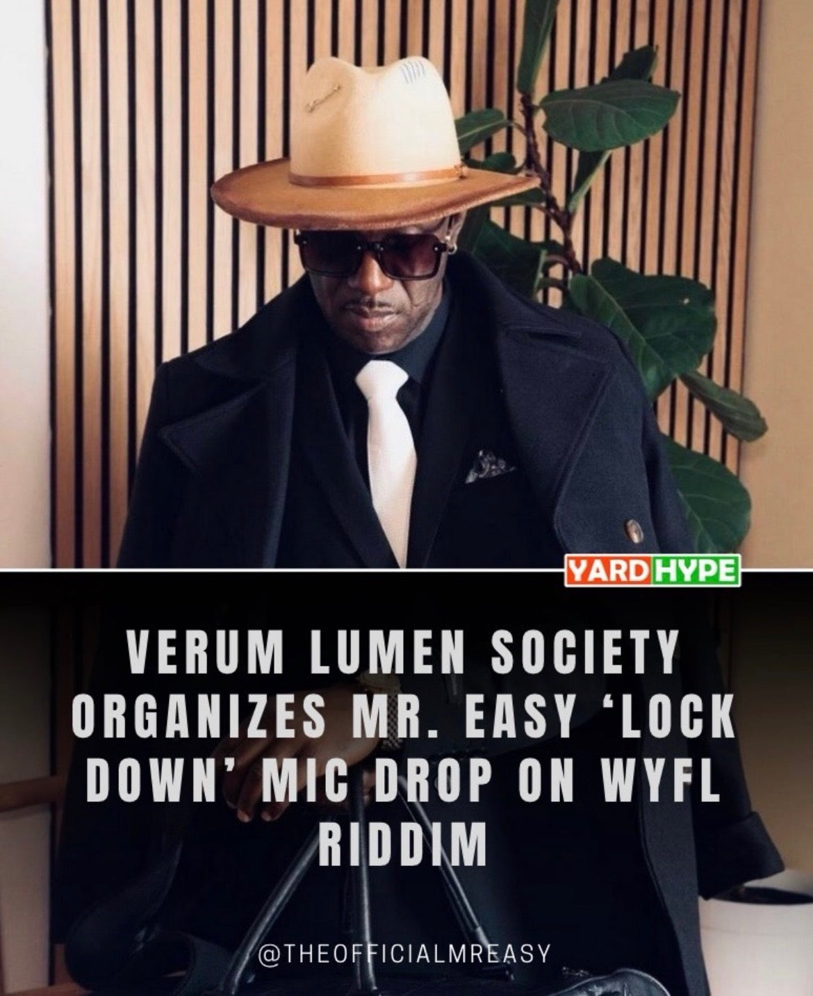 Mr Easy YardHype media placement by Verum Lumen Society for reggae, dancehall, and Caribbean entertainment visibility.