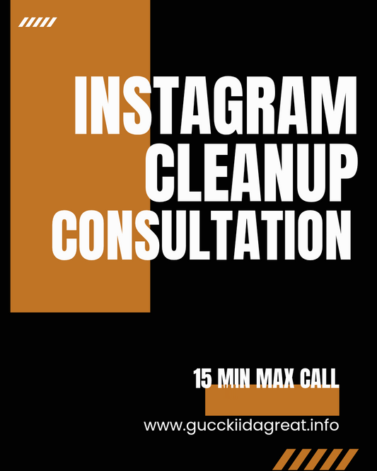 Instagram Cleanup Consultation